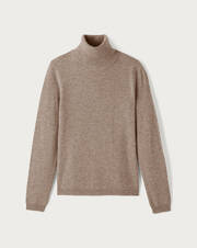 Fitted roll-neck