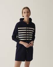 Striped oversized jumper