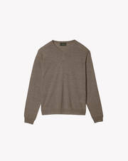 Cashmere/linen V-neck jumper