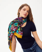Java square scarf 120 x 120 cm