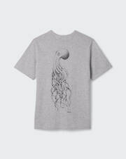 Kraken x EB print loose T-shirt