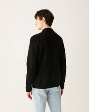 Milano zip-up jacket with shirt-style collar