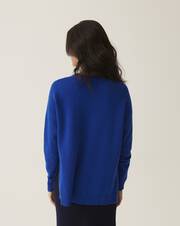 Pull col rond ample