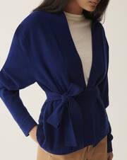 Belted cozy cardigan