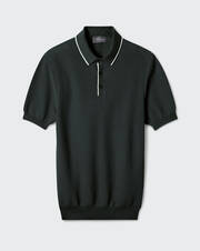 Piqué polo shirt with contrasting trims