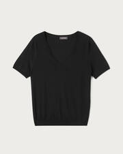 Extrafine short-sleeved T-shirt