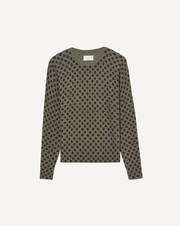 Mini dots crew-neck sweater